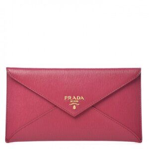 Prada Envelope Leather Wallet 199-072325